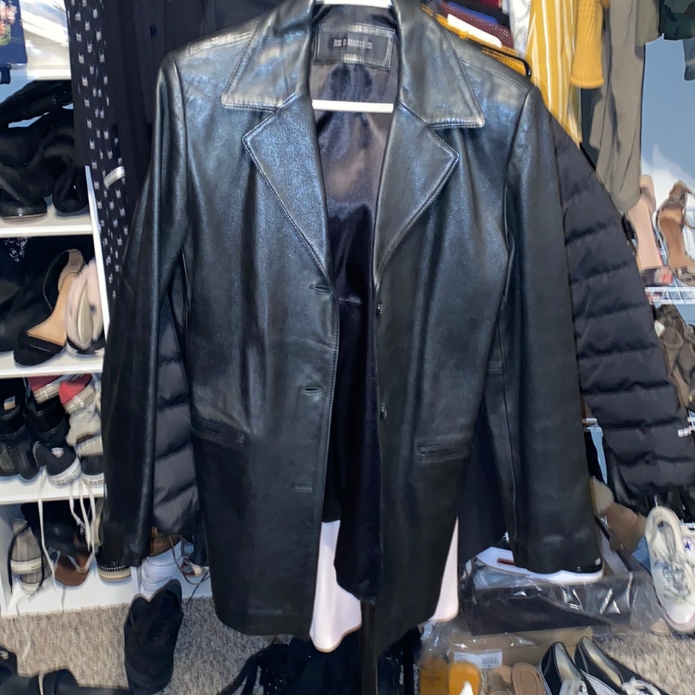 Jim and Mary Lou leather Jacket